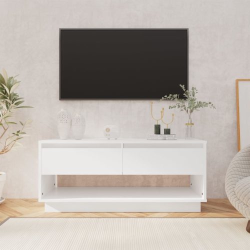 vidaXL fehér forgácslap TV-szekrény 102 x 41 x 44 cm