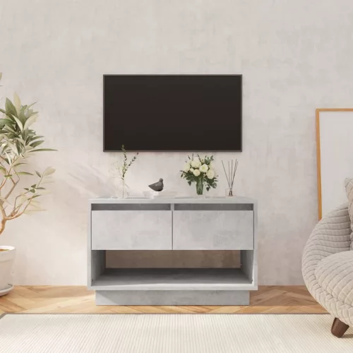 vidaXL betonszürke szerelt fa TV-szekrény 70x41x44 cm