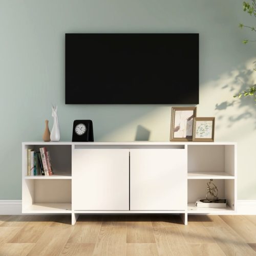 vidaXL fehér forgácslap TV-szekrény 130 x 35 x 50 cm