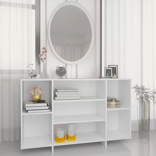 vidaXL fehér szerelt fa tálalószekrény 120 x 30 x 75 cm