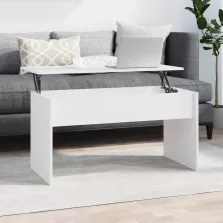   vidaXL fehér szerelt fa dohányzóasztal 102 x 50,5 x 52,5 cm