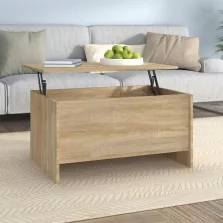   vidaXL sonoma tölgy színű szerelt fa dohányzóasztal 80x55,5x41,5 cm