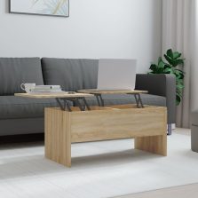   vidaXL sonoma tölgy színű szerelt fa dohányzóasztal 102x50,5x46,5 cm