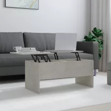   vidaXL betonszürke szerelt fa dohányzóasztal 102 x 50,5 x 46,5 cm