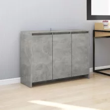   vidaXL betonszürke szerelt fa tálalószekrény 102 x 33 x 75 cm