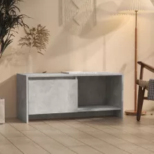 vidaXL betonszürke szerelt fa TV-szekrény 90x35x40 cm