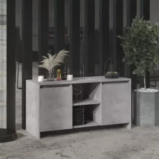 vidaXL betonszürke szerelt fa TV-szekrény 100 x 35 x 55 cm