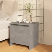   vidaXL betonszürke szerelt fa éjjeliszekrény 45x34x44,5 cm