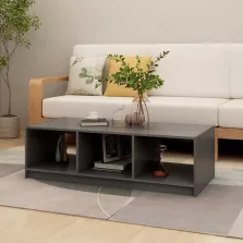 vidaXL tömör fenyőfa dohányzóasztal 110 x 50 x 34 cm