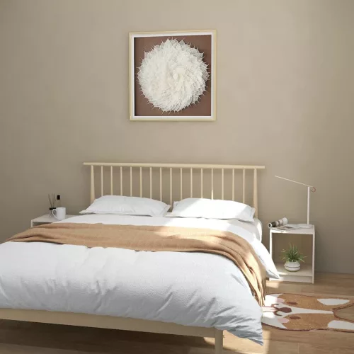 vidaXL 2 db fehér tömör fenyőfa éjjeliszekrény 35,5 x 33,5 x 41,5 cm