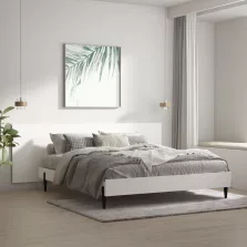 vidaXL fehér szerelt fa fali fejtámla 240 x 1,5 x 80 cm