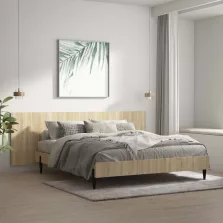   vidaXL sonoma tölgy színű szerelt fali fejtámla 240 x 1,5 x 80 cm