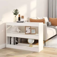   vidaXL fehér térelválasztó könyvszekrény 100 x 30 x 72 cm