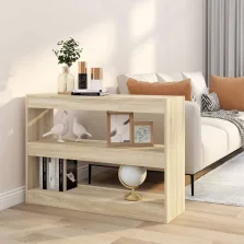   vidaXL sonoma tölgy térelválasztó könyvszekrény 100 x 30 x 72 cm