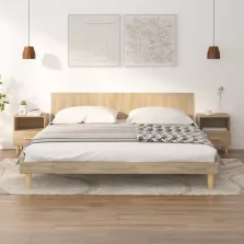   vidaXL 2 db sonoma tölgy színű éjjeliszekrény 40 x 35 x 47 cm