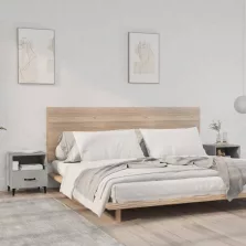 vidaXL 2 db betonszürke szerelt fa éjjeliszekrény