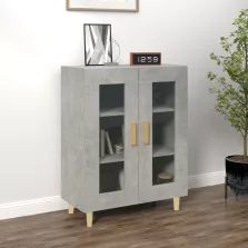   vidaXL betonszürke szerelt fa tálalószekrény 69,5 x 34 x 90 cm
