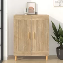   vidaXL sonoma tölgy színű szerelt fa tálalószekrény 69,5 x 34 x 90 cm