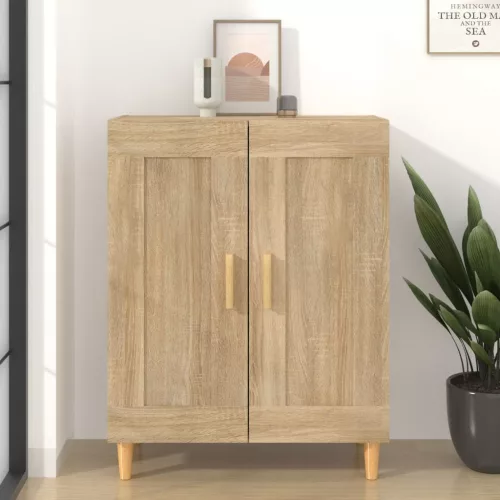 vidaXL sonoma tölgy színű szerelt fa tálalószekrény 69,5 x 34 x 90 cm