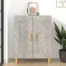   vidaXL betonszürke szerelt fa tálalószekrény 69,5 x 34 x 90 cm