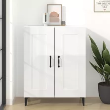   vidaXL magasfényű fehér szerelt fa tálalószekrény 69,5 x 34 x 90 cm