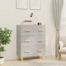   vidaXL betonszürke szerelt fa tálalószekrény 70 x 34 x 90 cm