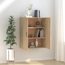   vidaXL sonoma tölgy színű szerelt fa függőszekrény 69,5 x 34 x 90 cm