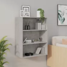   vidaXL betonszürke függő faliszekrény 69,5 x 32,5 x 90 cm