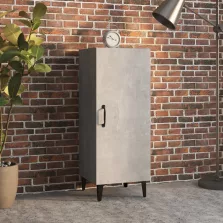   vidaXL betonszürke szerelt fa tálalószekrény 34,5 x 34 x 90 cm