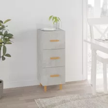   vidaXL betonszürke szerelt fa tálalószekrény 34,5 x 34 x 90 cm