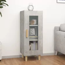   vidaXL betonszürke szerelt fa tálalószekrény 34,5 x 34 x 90 cm