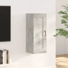   vidaXL betonszürke szerelt fa függőszekrény 35 x 34 x 90 cm