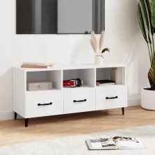 vidaXL fehér szerelt fa TV-szekrény 102 x 35 x 50 cm