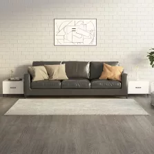   vidaXL 2 db fehér dohányzóasztal fémlábakkal 50 x 50 x 40 cm
