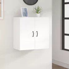 vidaXL fehér szerelt fa faliszekrény 60 x 31 x 60 cm