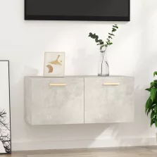   vidaXL betonszürke szerelt fa faliszekrény 80 x 35 x 36,5 cm
