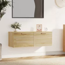   vidaXL sonoma tölgy színű szerelt fa faliszekrény 100 x 36,5 x 35 cm