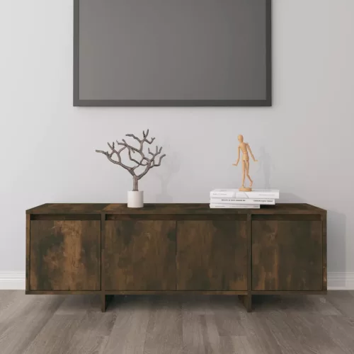 vidaXL füstös tölgy színű szerelt fa TV-szekrény 120x30x40,5 cm