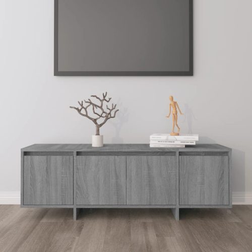 vidaXL szürke sonoma színű forgácslap TV-szekrény 120 x 30 x 40,5 cm