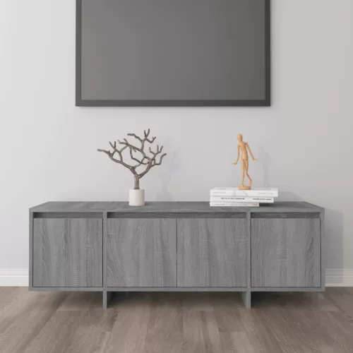 vidaXL szürke sonoma színű szerelt fa TV-szekrény 120x30x40,5 cm