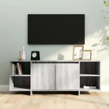   vidaXL szürke sonoma színű szerelt fa TV-szekrény 130 x 35 x 50 cm