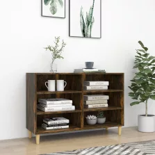   vidaXL füstös tölgy színű szerelt fa tálalószekrény 103,5 x 35 x 70 cm