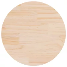 vidaXL tömör fenyőfa asztallap Ø60 x 2,5 cm