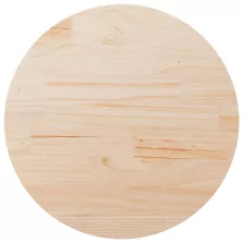 vidaXL tömör fenyőfa asztallap Ø80 x 2,5 cm