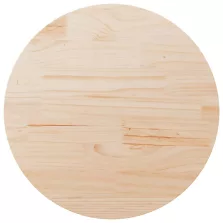vidaXL tömör fenyőfa asztallap Ø90 x 2,5 cm