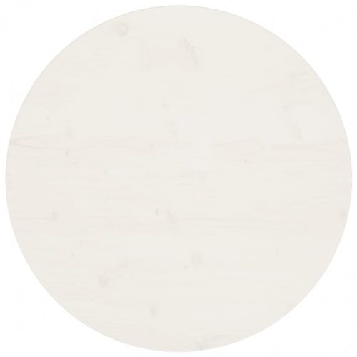 vidaXL fehér tömör fenyőfa asztallap Ø70 x 2,5 cm