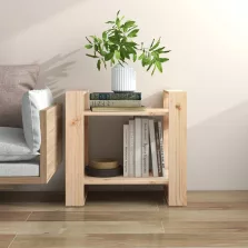   vidaXL tömör fenyőfa könyvszekrény/térelválasztó 60 x 35 x 57 cm