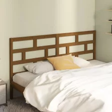   vidaXL mézbarna tömör fenyőfa ágy fejtámla 206 x 4 x 100 cm