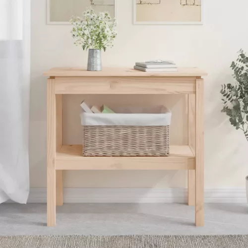 vidaXL tömör fenyőfa tálalóasztal 80 x 40 x 75 cm