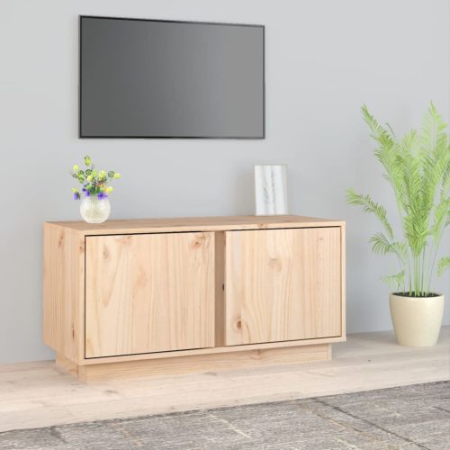 vidaXL tömör fenyőfa TV-szekrény 80x35x40,5 cm